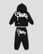 Geedup Handstyle Kids Tracksuit Black/White