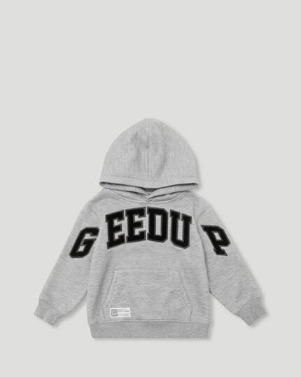 Geedup Team Logo Kids Tracksuit Grey/Black