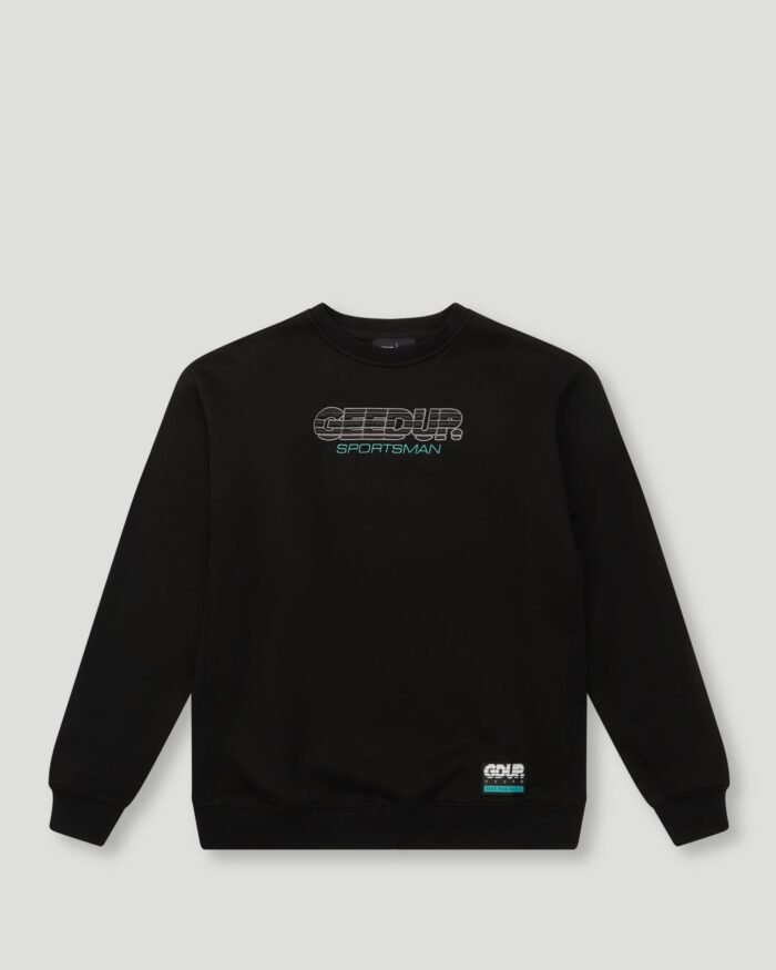 Geedup OS Sportsman 2.0 Crewneck Black/Aqua Green
