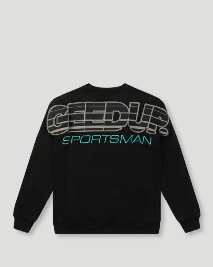 Geedup OS Sportsman 2.0 Crewneck Black/Aqua Green