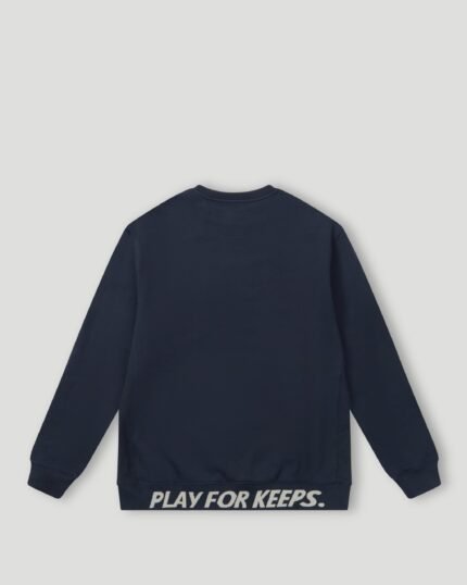 Geedup PFK Core Logo Embossed Crewneck Navy