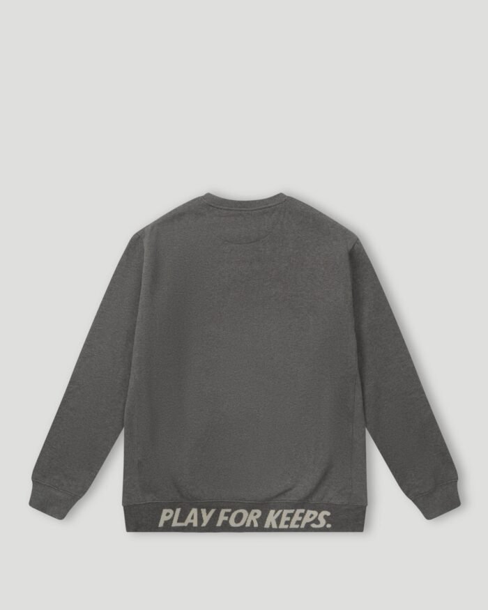 Geedup PFK Core Logo Embossed Crewneck Asphalt