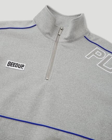 Geedup Play For Keeps Qtr Zip Grey/Blue