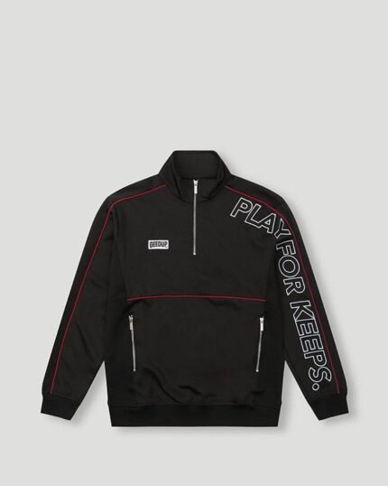 Geedup Play For Keeps Qtr Zip Black/Red
