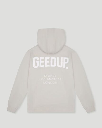 Geedup Cities Hoodie Grey/White