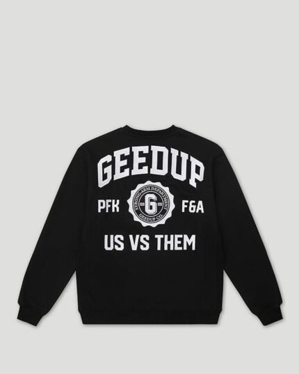 Geedup Strong-Arm Department Crewneck Black