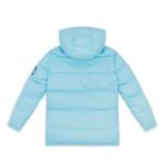 Geedup Team Logo Reversible Duck Down Jacket Baby Blue/Black