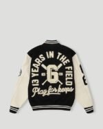 Geedup 13YR PFK Varsity Jacket Black/Cream