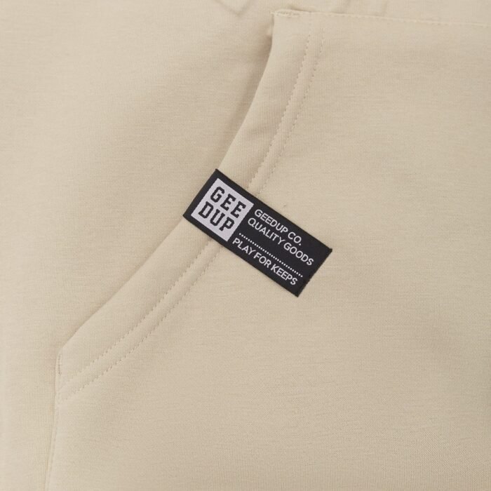 Geedup O/S Emblem Emboss Hoody Sand