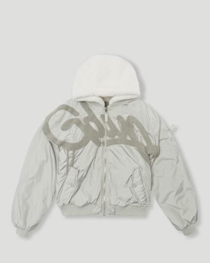 Geedup Handstyle/Team Logo Bomber Grey/White