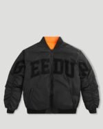 Geedup Team Logo/Handstyle Reversible Bomber Black/Orange