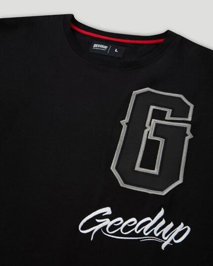 Geedup G Script Logo T-Shirt Black
