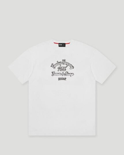 Geedup Company T-Shirt White/Navy