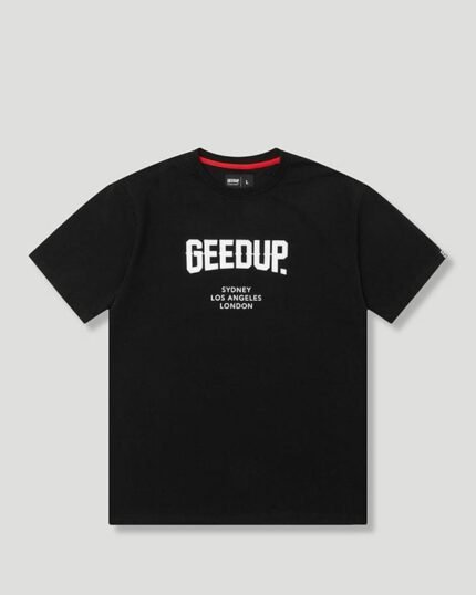 Geedup City T-Shirt Black/White