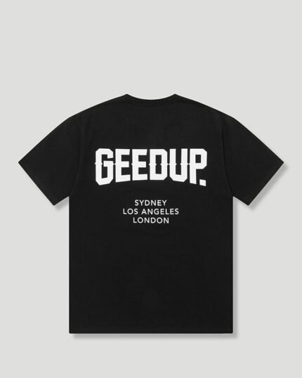 Geedup City T-Shirt Black/White