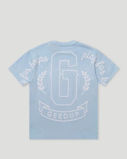 Geedup G PFK T-Shirt Cool Blue/White