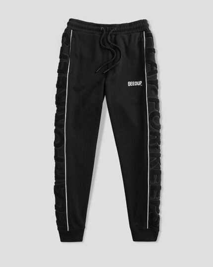 Geedup Play For Keeps Trackpants Black/White