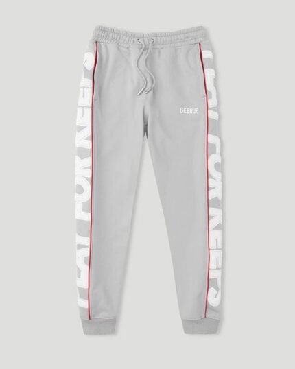 Geedup Play For Keeps Trackpants Grey/Red
