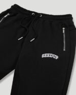 Geedup Team Logo Trackpants Black
