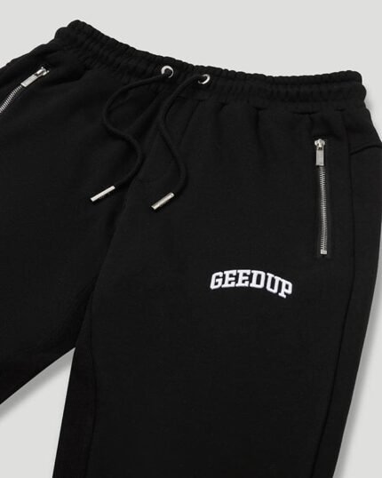 Geedup Team Logo Trackpants Black