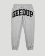 Geedup Team Logo Trackpants Grey Marle/Black