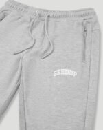Geedup Team Logo Trackpants Grey Marle