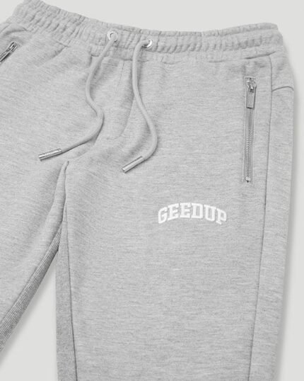 Geedup Team Logo Trackpants Grey Marle