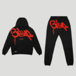 Geedup Handstyle Tracksuit Black/Burnt Orange