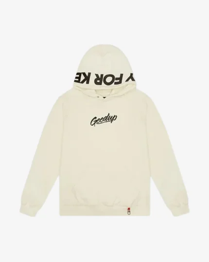GEEDUP PFK SCRIPT LOGO CREAM HOODIE