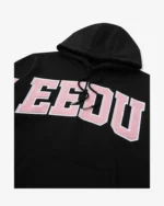 GEEDUP TEAM LOGO BLACK DUSTY PINK HOODIE