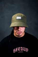 Core Logo Ripstop Bucket Hat Khaki