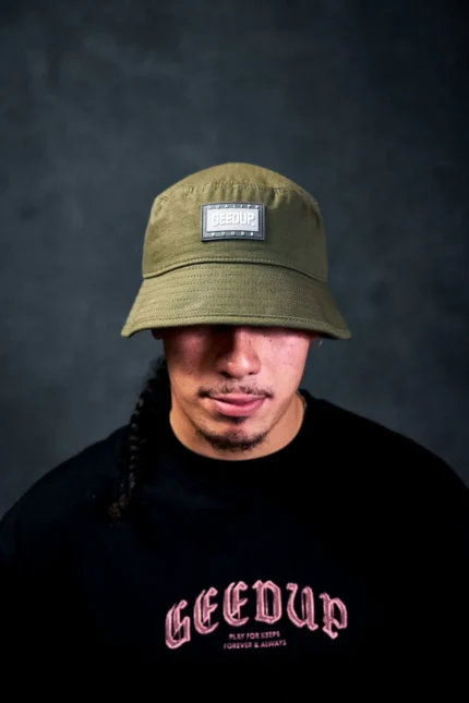 Core Logo Ripstop Bucket Hat Khaki