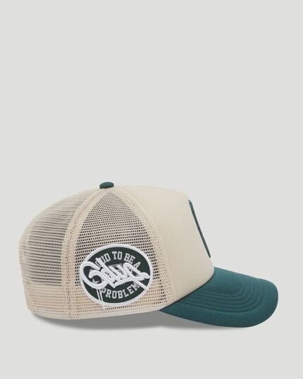 G Trucker Hat Beige/Green