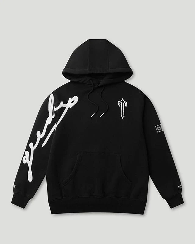 Signature x Trapstar T Hoodie Black/White Signature x Trapstar T Hoodie Black/White