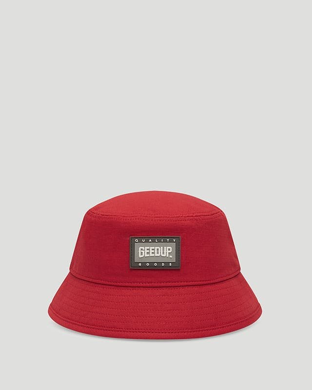 Core Logo Ripstop Bucket Hat Red Core Logo Ripstop Bucket Hat Red