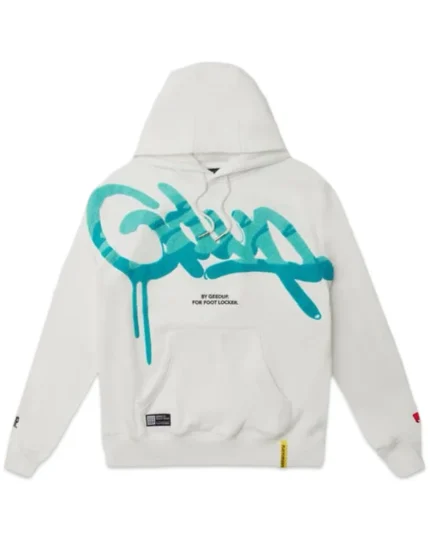 Handstyle x Foot Locker Hoodie White/Aqua/Turbo Green