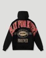 PFK Company Hoodie Black/Red/Cream