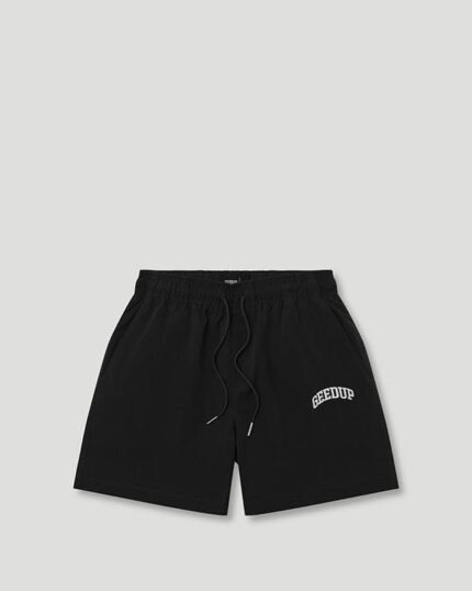 Micro Team Logo Shorts Black