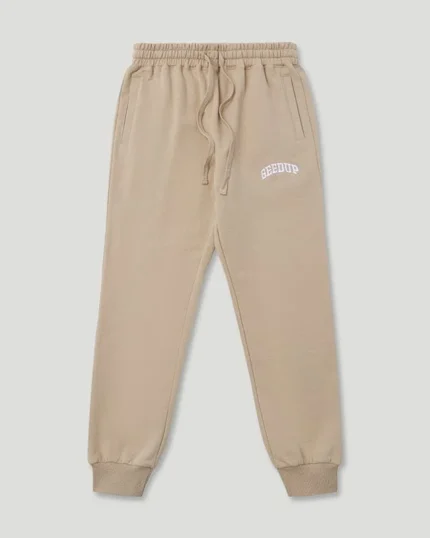 Micro Team Logo Trackpants Tan