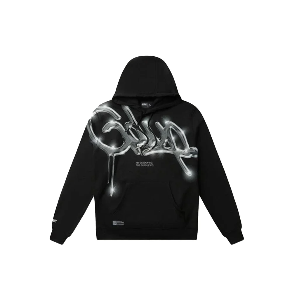 Geedup Handstyle Hoodie Black / Chrome Geedup Handstyle Hoodie Black / Chrome